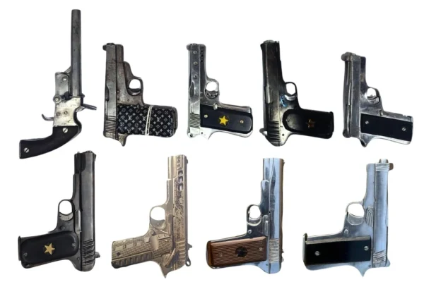 Nine Pistols