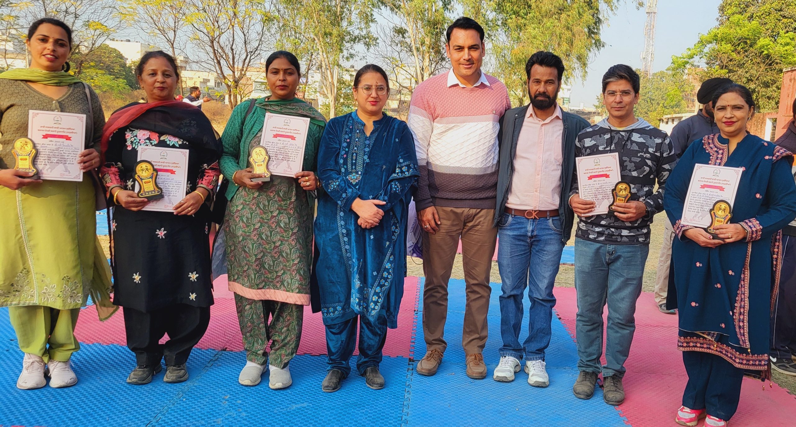Block level karate tournament