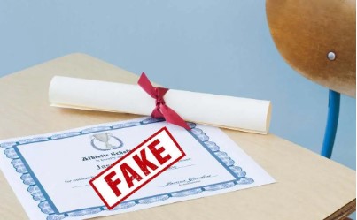 fake certificate