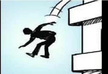 student jumps