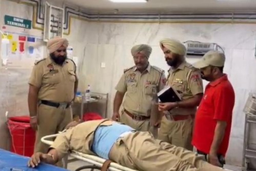 Injured constable