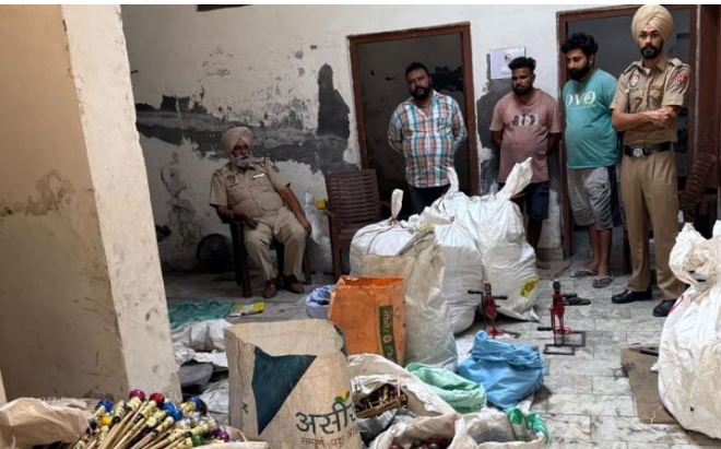 Illegal firecracker factory